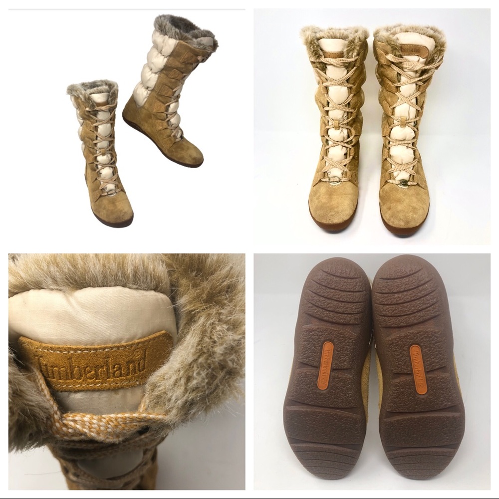TIMBERLAND Parkin Lace Boot Size 8.5 Wheat